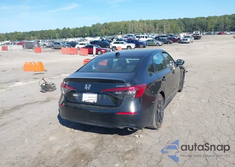 2024 Honda Civic Sport из США, поврежденный, VIN 2HGFE2F51RH513438